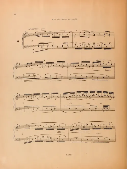 First page of Prelude and Fughetta