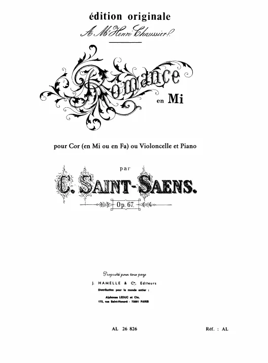 First page of Romance