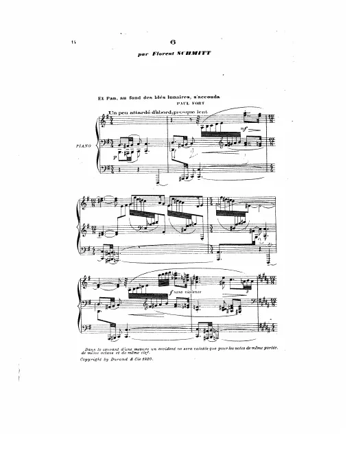 First page of Et Pan, au fond des blés lunaires, s'accouda