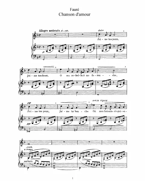 First page of 2 Songs