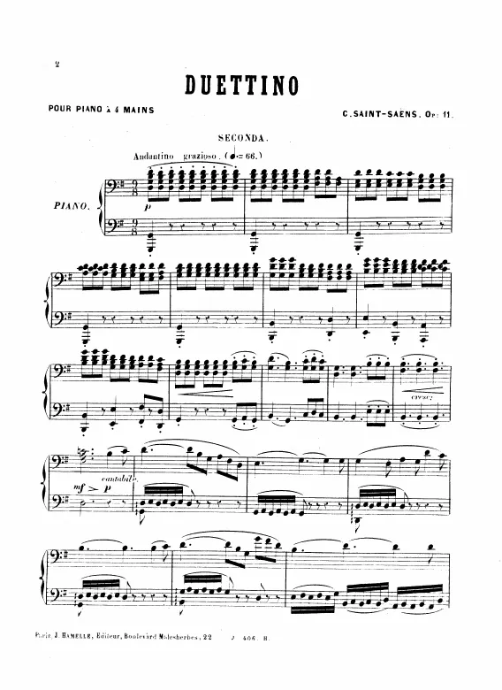 First page of Duettino