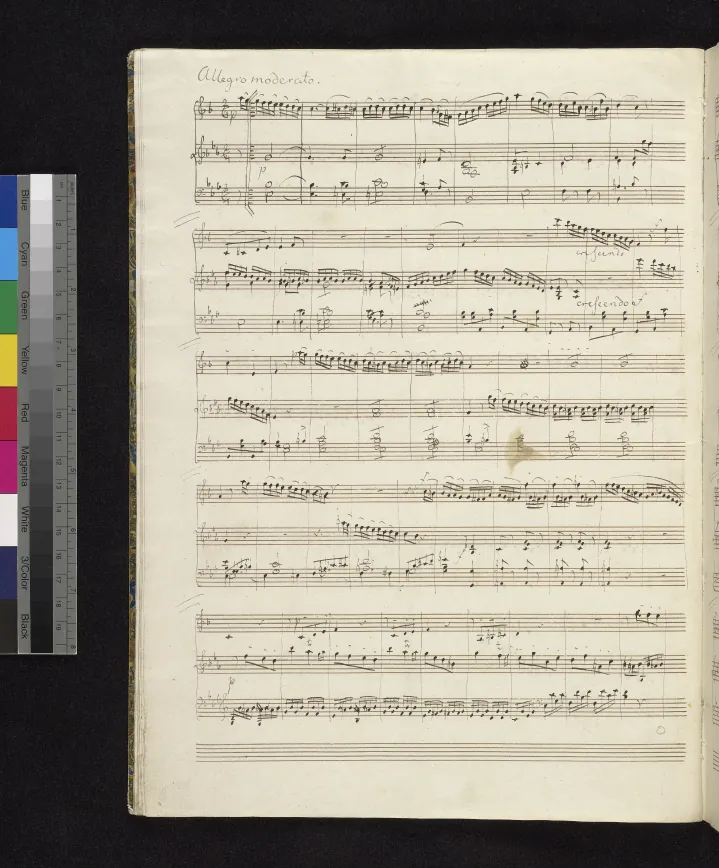 First page of Clarinet Sonata