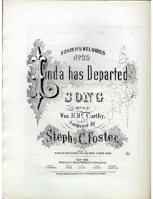 First page of Linda Has Departed