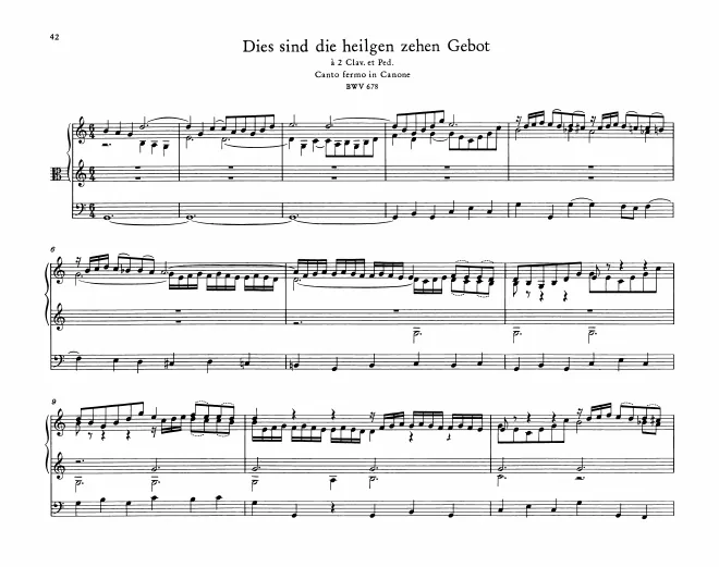 First page of Dies sind die heilgen zehn Gebot