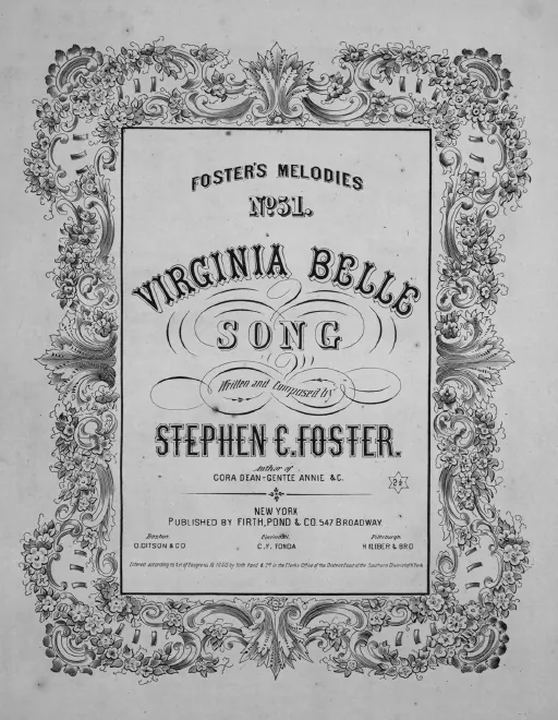 First page of Virginia Belle