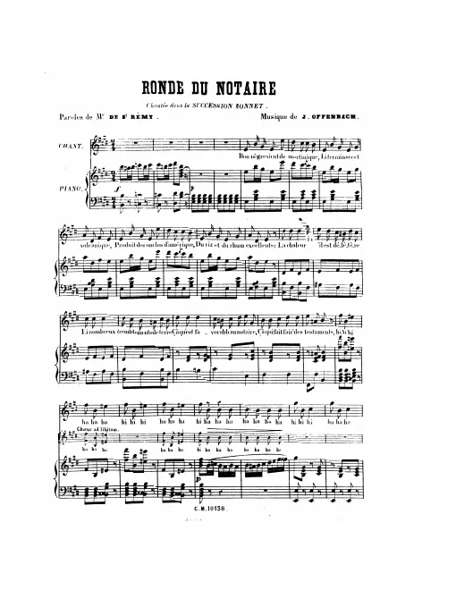 First page of La succession Bonnet