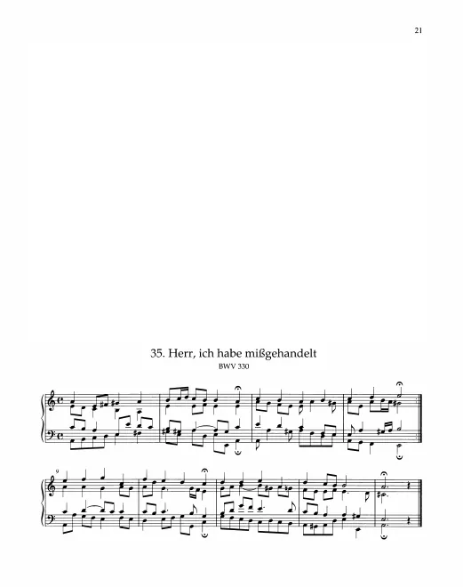 First page of Herr, ich habe mißgehandelt