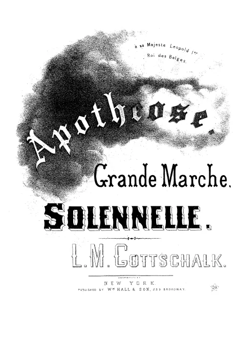 First page of Apothéose
