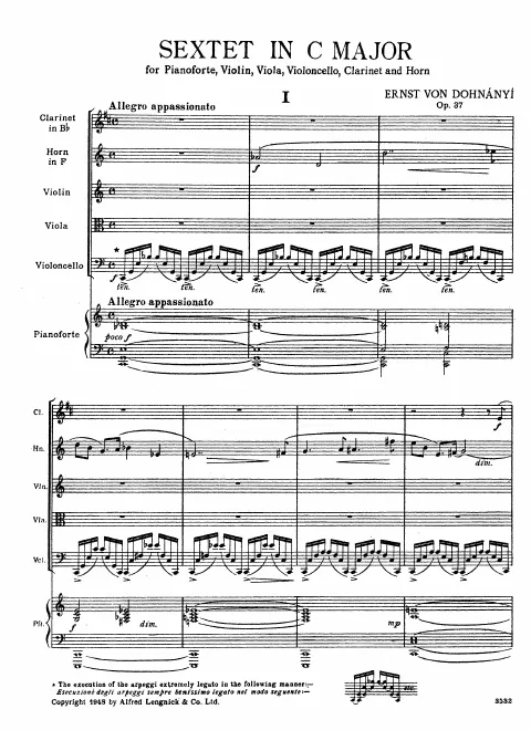 First page of Sextet