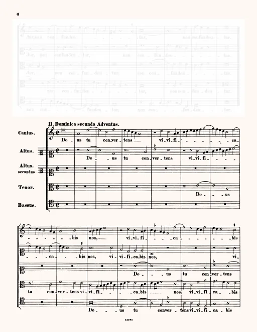 First page of Deus tu convertens