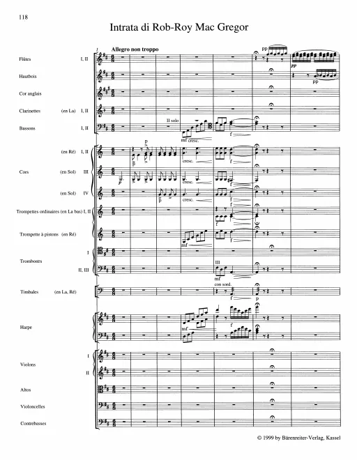 First page of Intrata di Rob-Roy MacGregor
