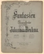 First page of Sieben Fantasien
