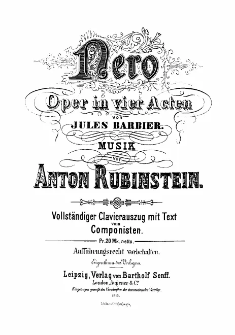First page of Néron [Nero]