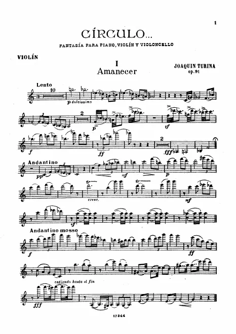 First page of Círculo