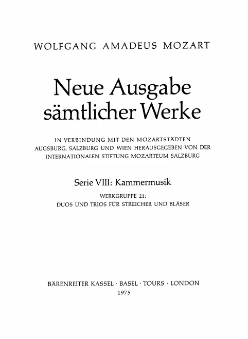 First page of Violin Sonata