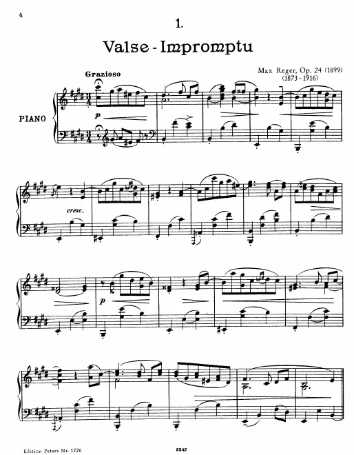 First page of 6 Klavierstücke
