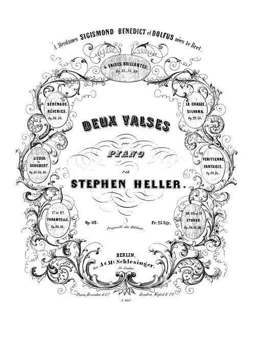 First page of Deux Valses