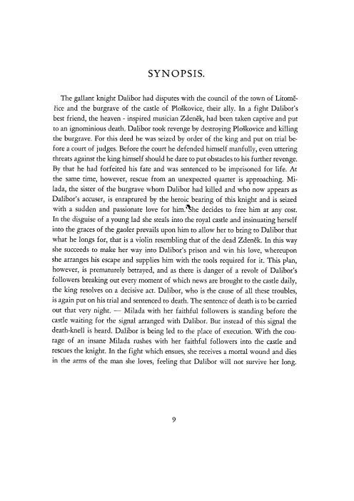 First page of Dalibor