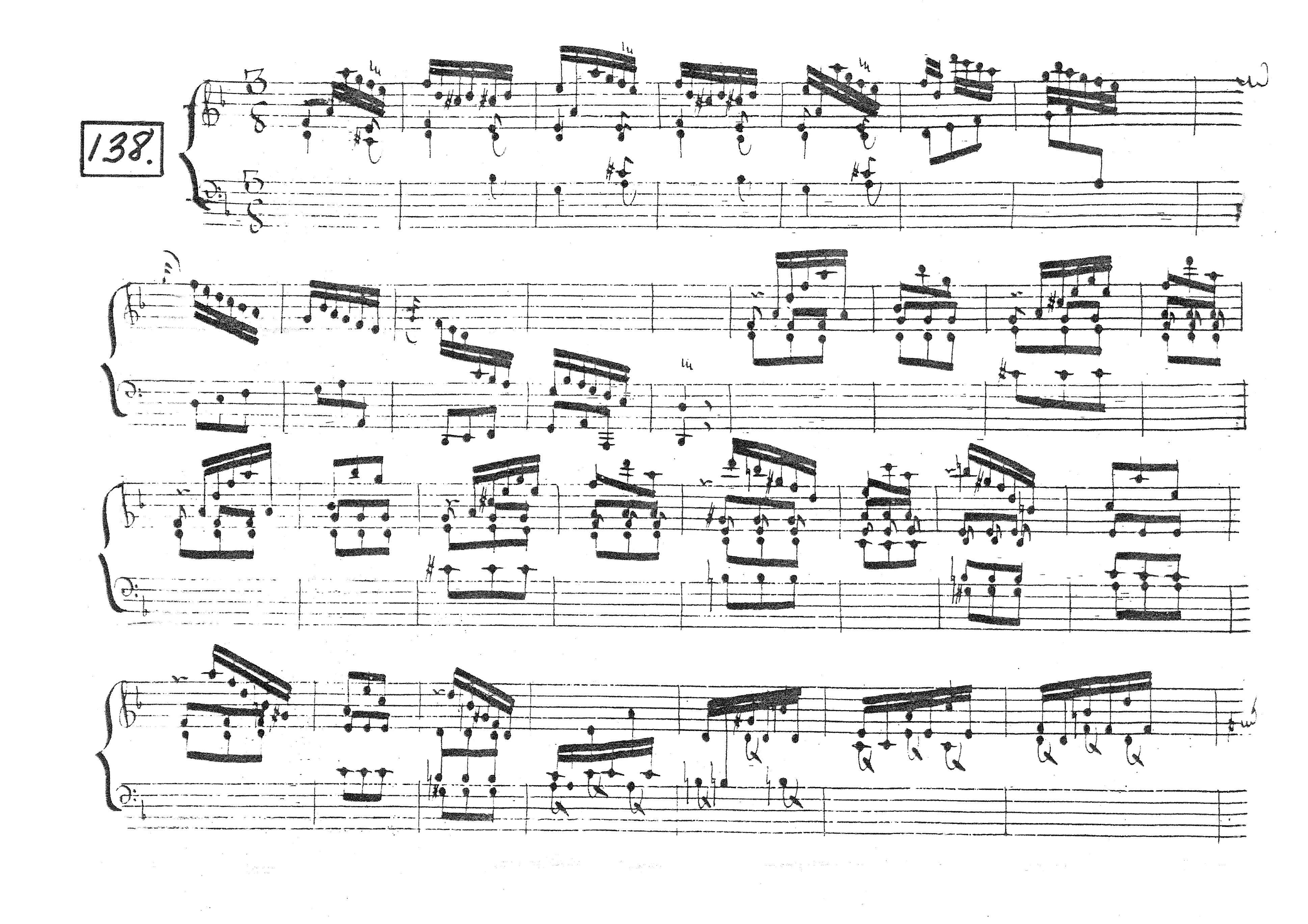 First page of Keyboard Sonata in D minor