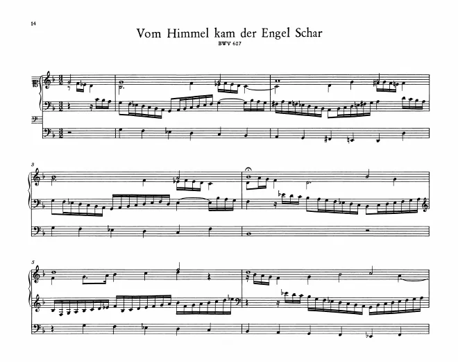 First page of Vom Himmel kam der Engel Schaar