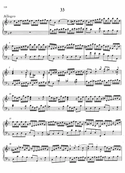 First page of Allegro, HWV 475