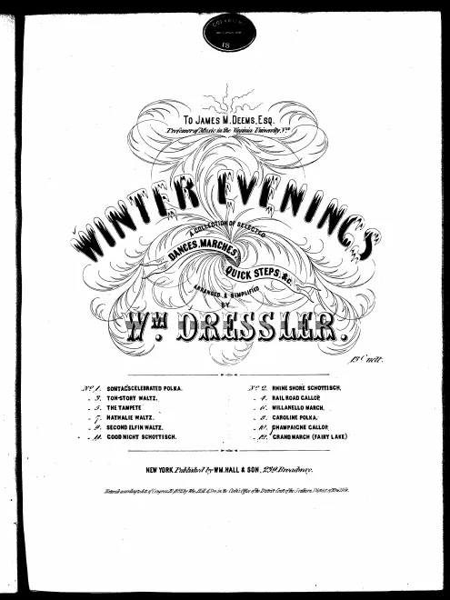 First page of Le lac des fées