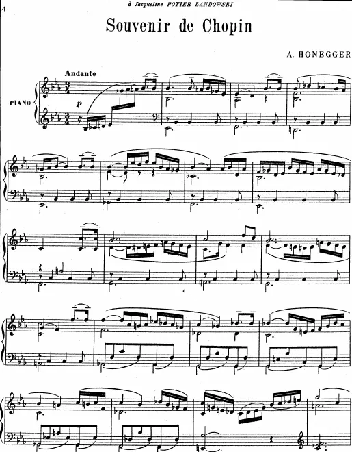 First page of 3 Piéces de 'Un ami viendra ce soir'