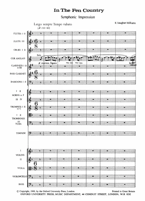 First page of In The Fen Country