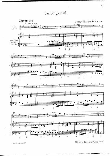 First page of Ouverture