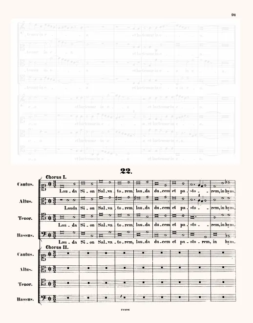 First page of Lauda Sion