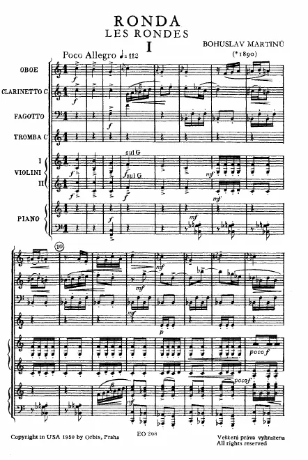 First page of Les rondes