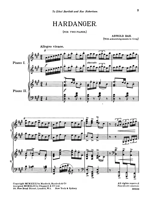 First page of Hardanger
