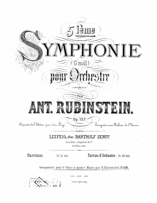 First page of Symphony No.5
