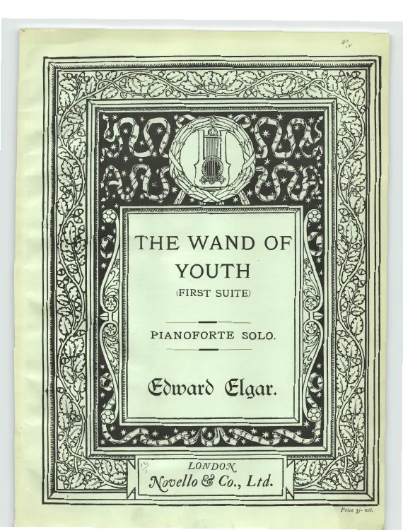 First page of The Wand of Youth, Suite No.1