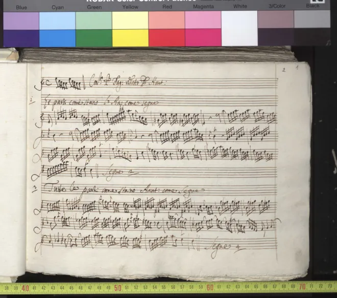 First page of Instrumental Music