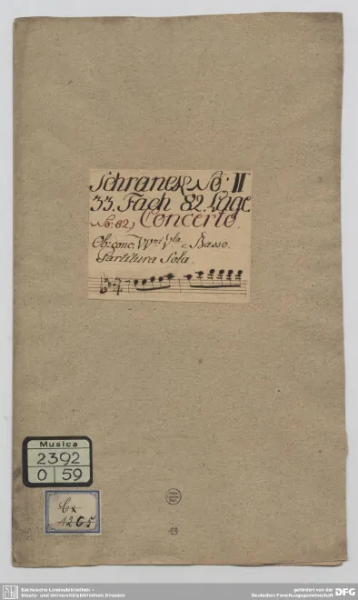 First page of Concerto