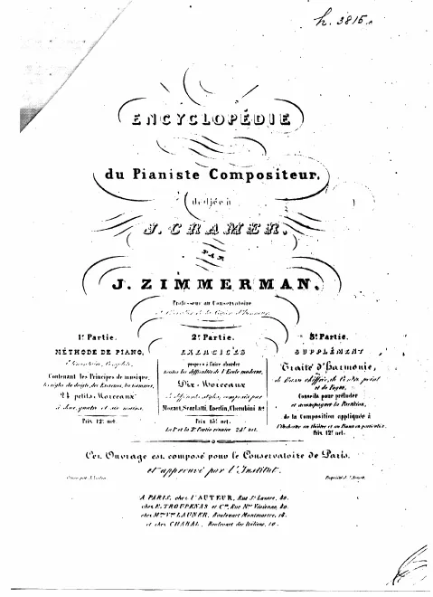 First page of Étude