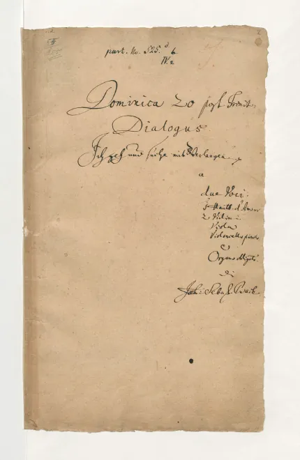 First page of Ich geh' und suche mit Verlangen