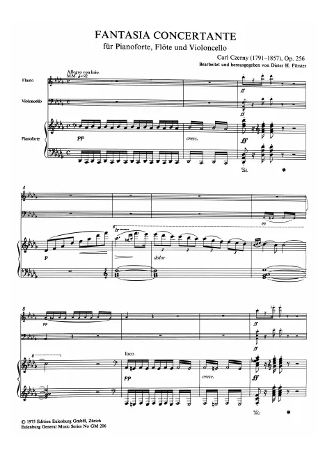 First page of Fantasia Concertante