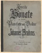 First page of Violin Sonata No.2