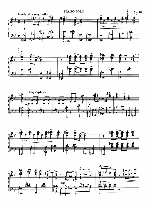 First page of My One and Only