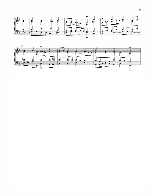 First page of O Lamm Gottes, unschuldig