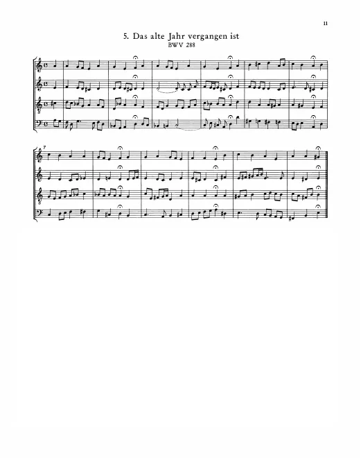First page of Das alte Jahr vergangen ist