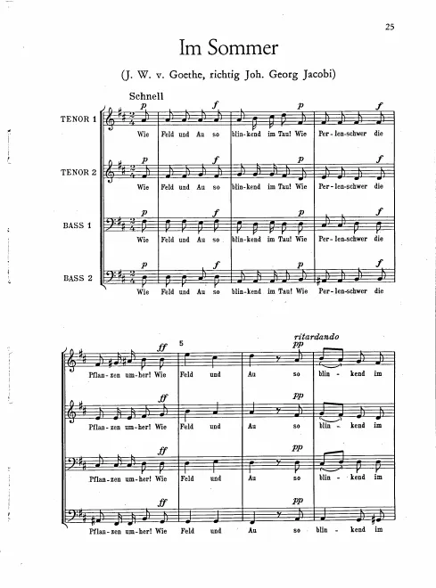 First page of 3 Lieder