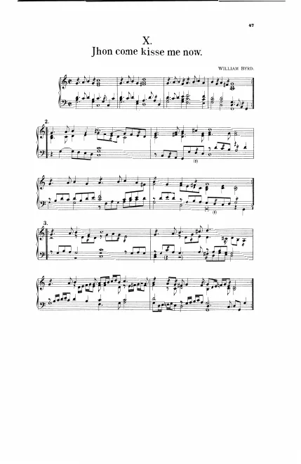 First page of Jhon come kisse me now