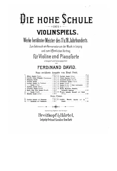 First page of Violin Sonata in D major, B.D12