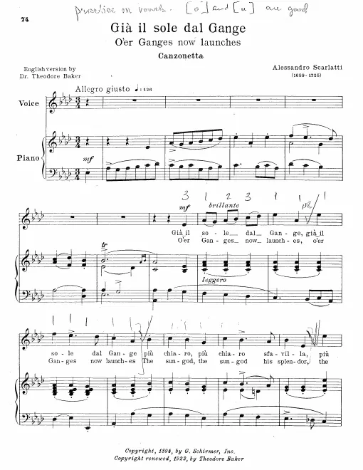 First page of L'honestà negli amori