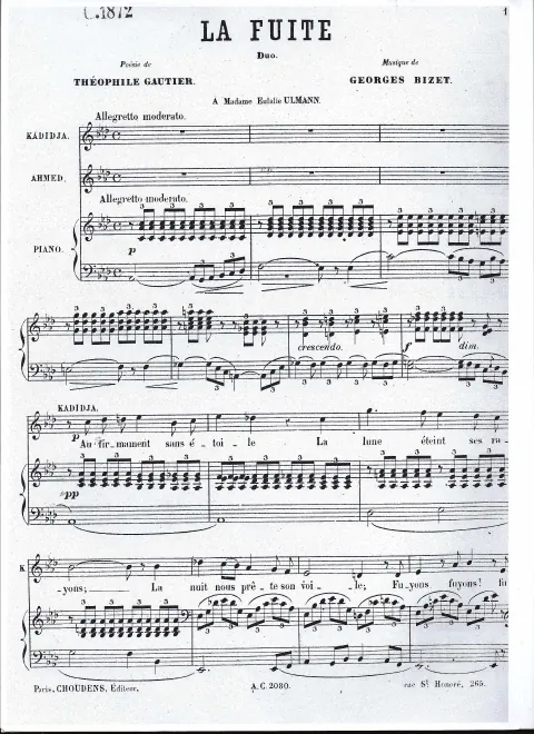 First page of La fuite