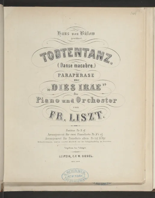 First page of Totentanz