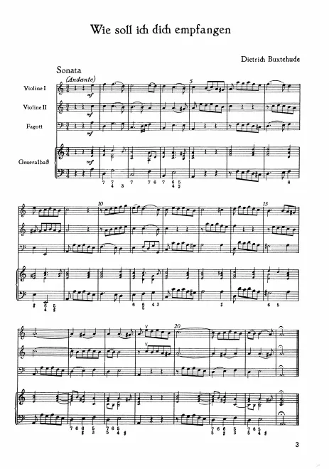 First page of Wie soll ich dich empfangen